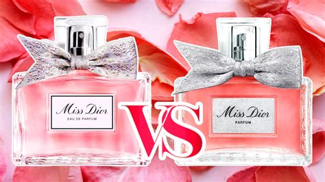 miss dior eau de toilette vs eau de parfum